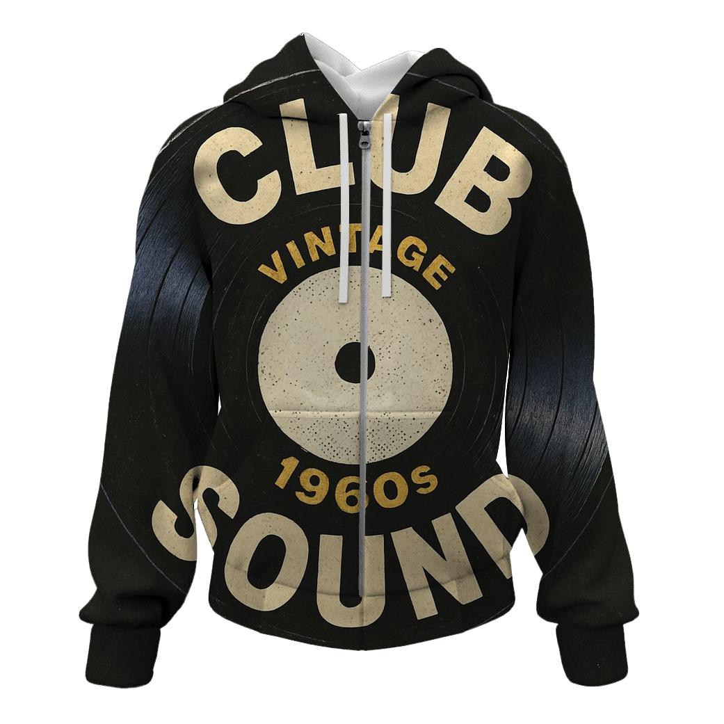 Vinyl Night Record Label custom hoodies