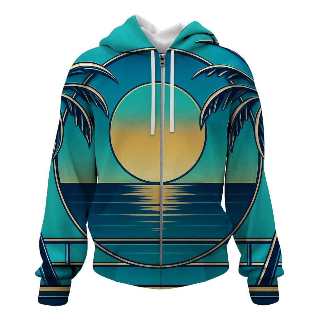 Chrome Palm Horizon hoodie trends