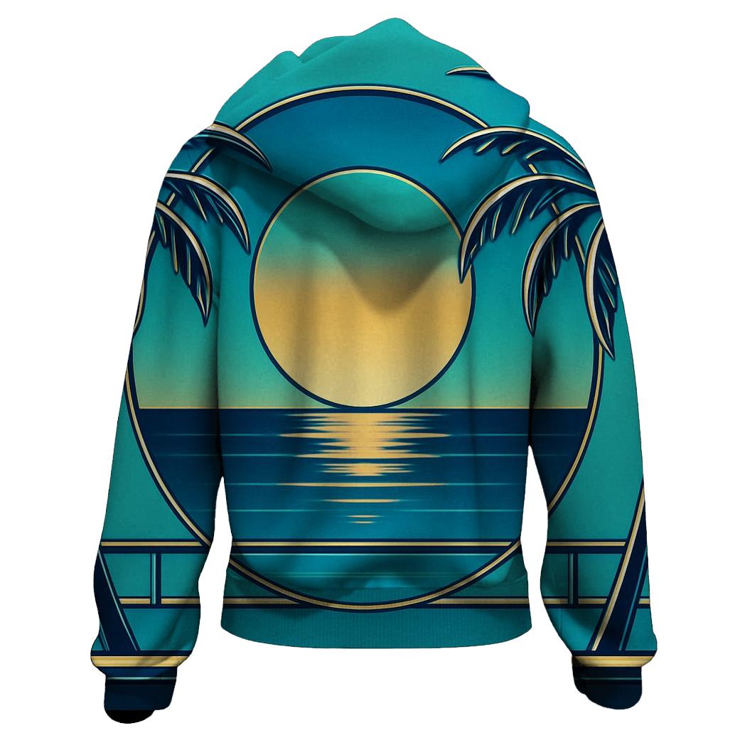 Chrome Palm Horizon hoodie trends