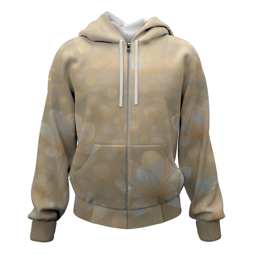Champagne Bokeh Garden heavyweight hoodies