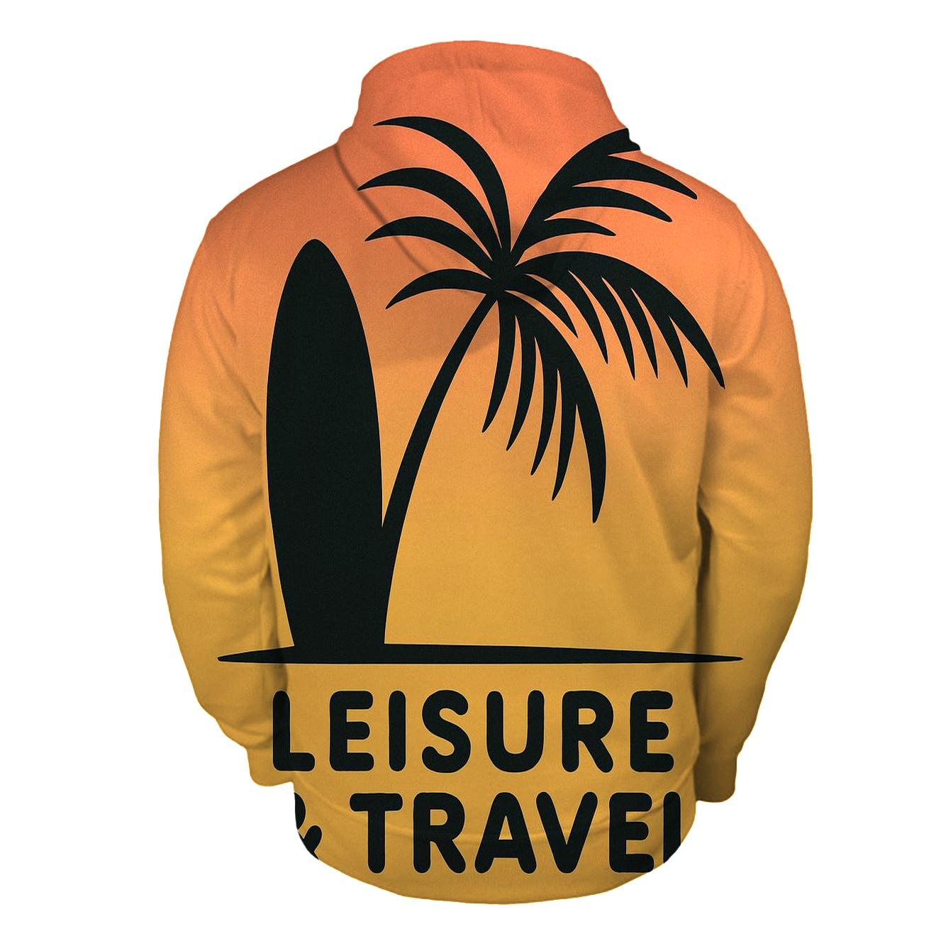 Tropical Minimal Surf zip-up hoodies