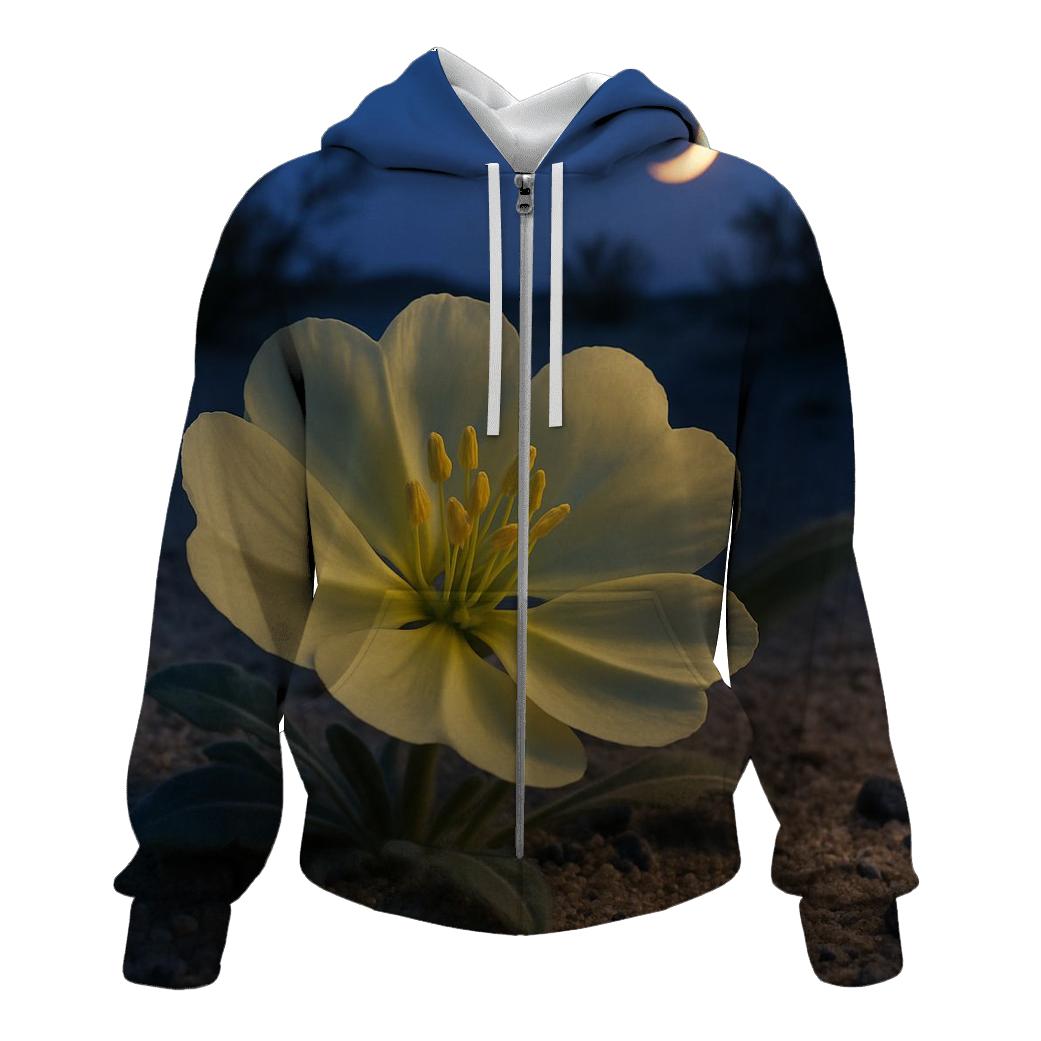 Desert Evening Bloom Crescent hoodie designs