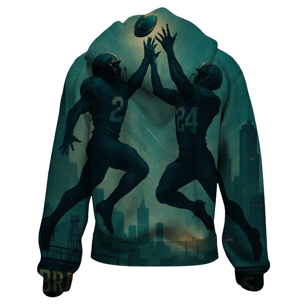 Skyline Blitz Duel printed hoodies