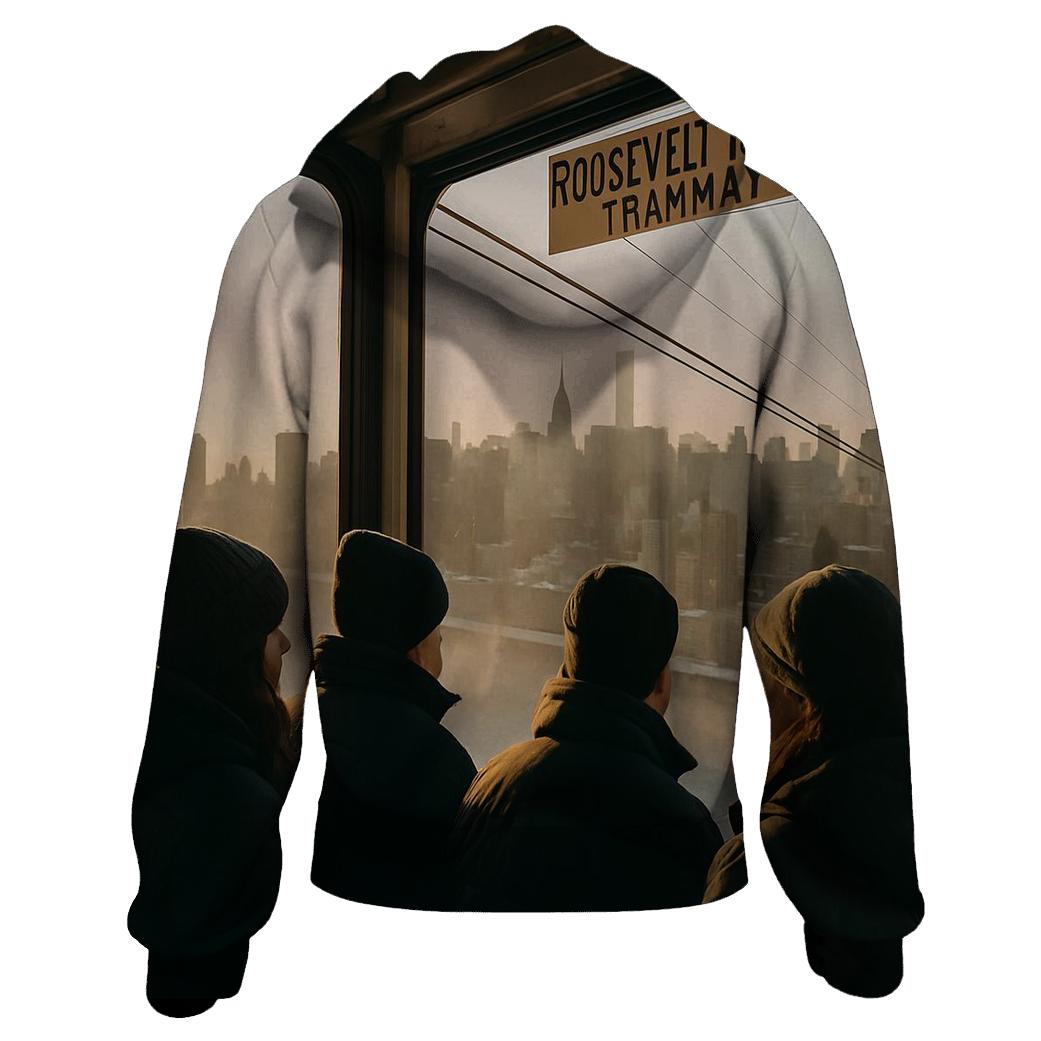Winter Solstice From Roosevelt Island Tram graphic hoodies