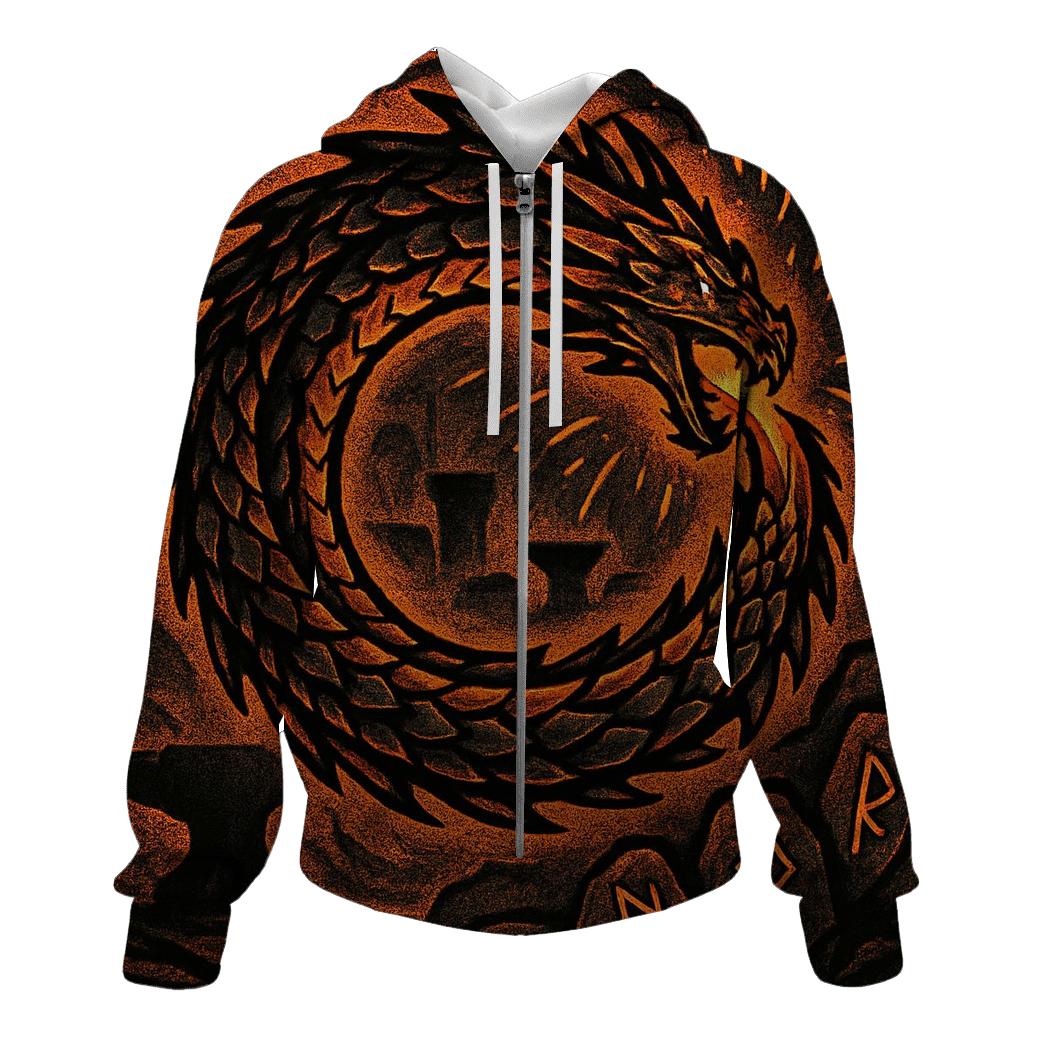 Emberforge Ouroboros graphic hoodies