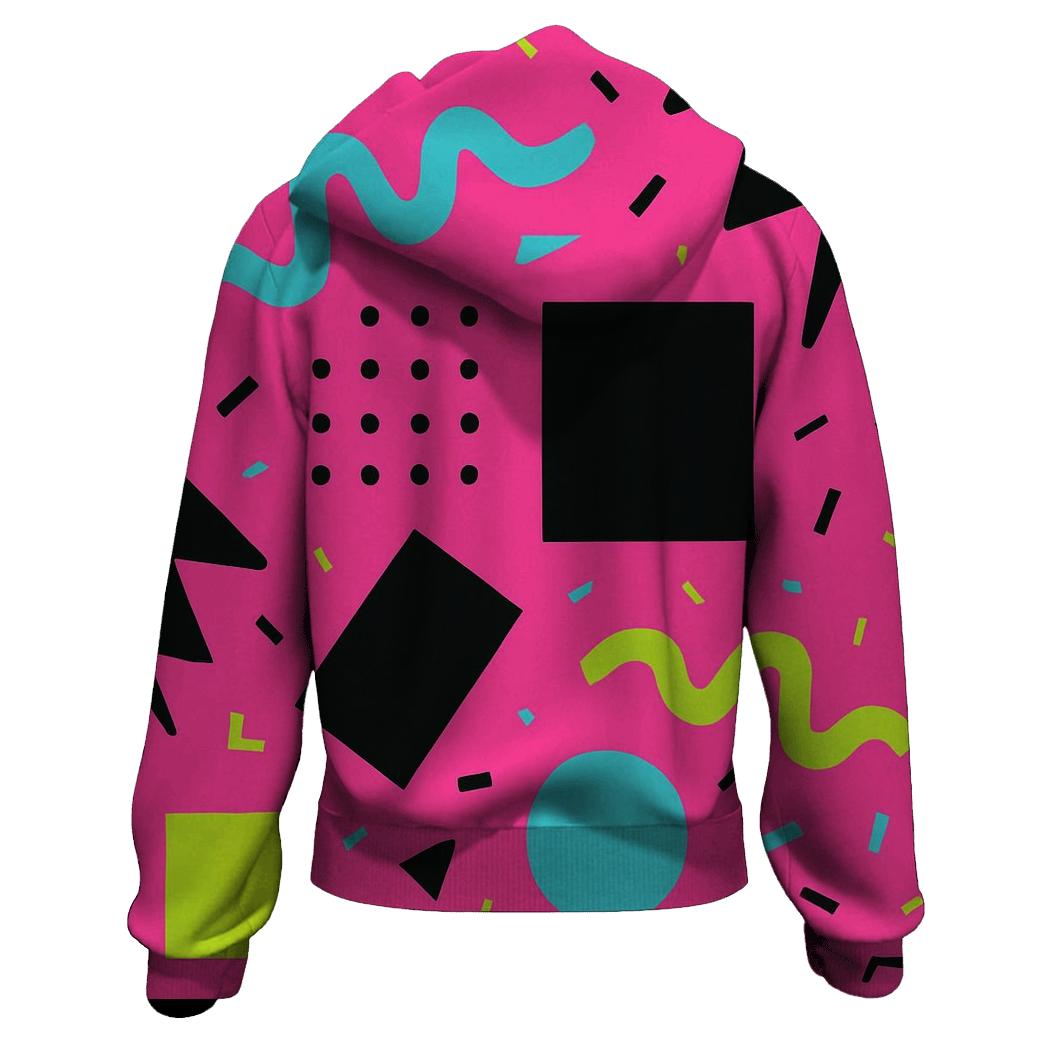 Retro Memphis Party designer hoodies