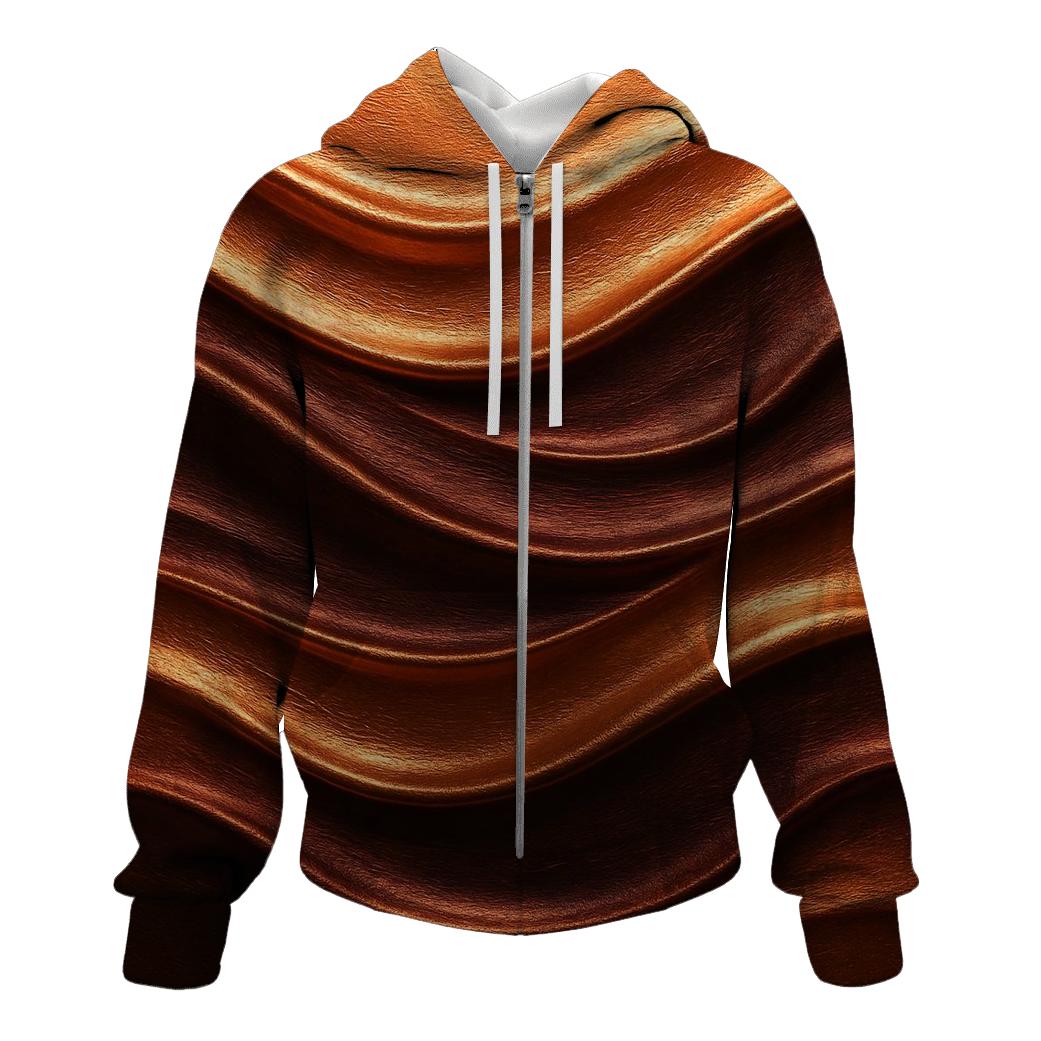 Bronze Ripple Couture hoodies fashion