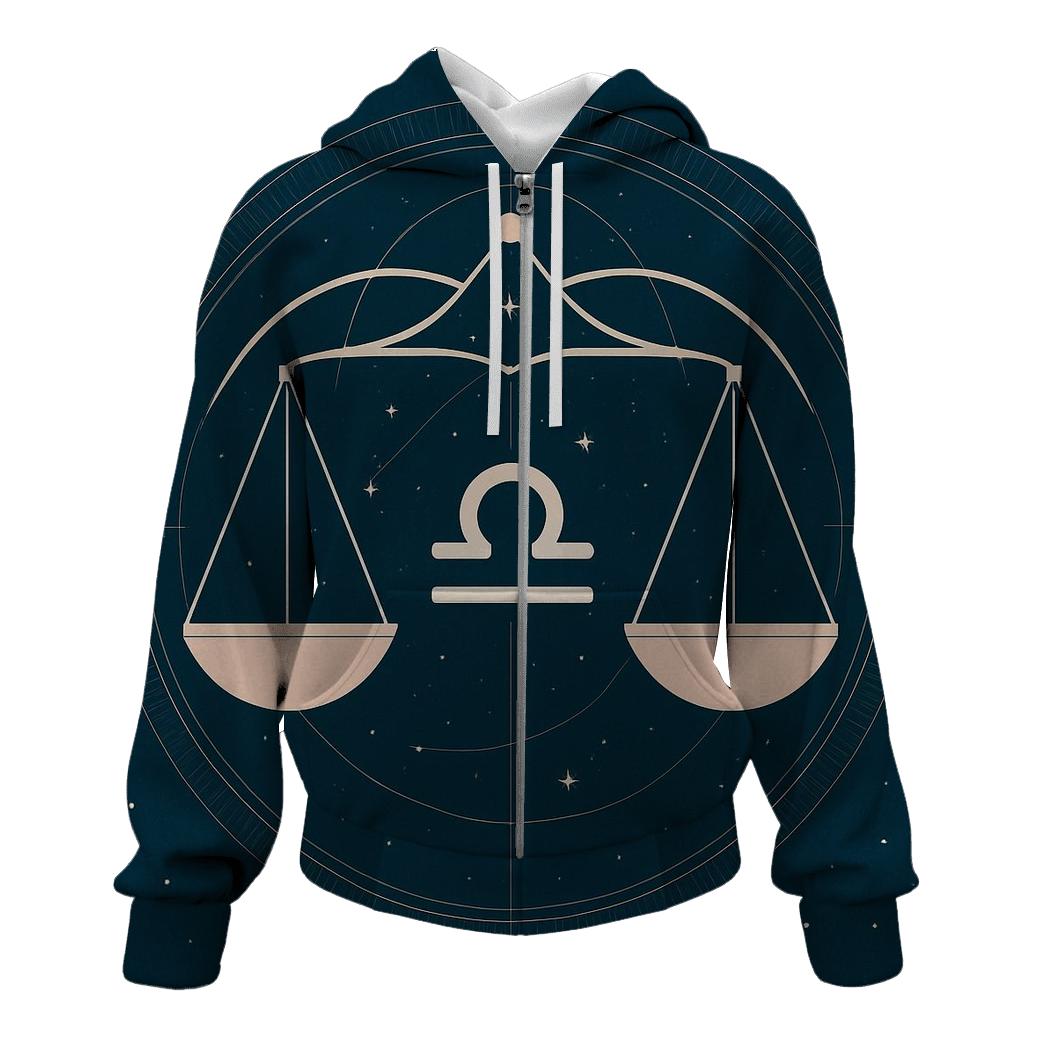 Libra Celestial Scales Diagram hoodies fashion