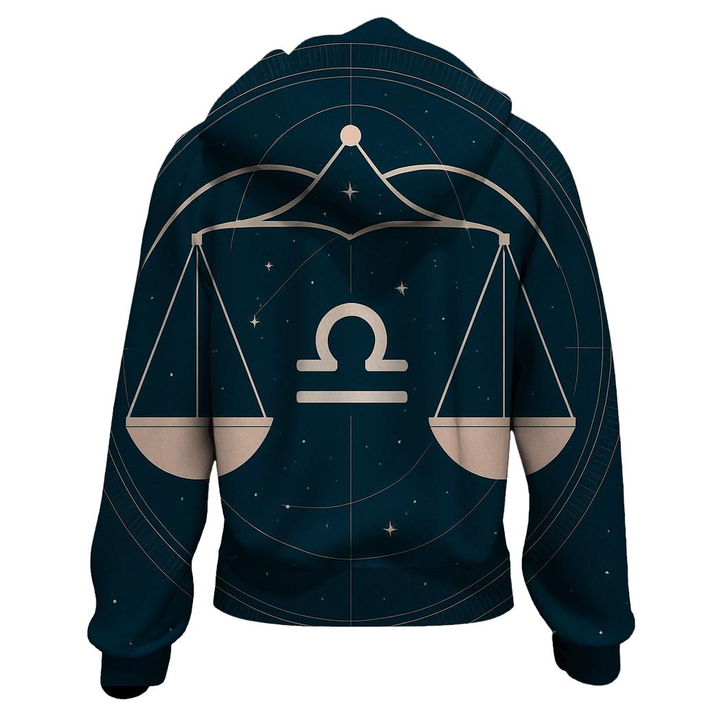 Libra Celestial Scales Diagram hoodies fashion