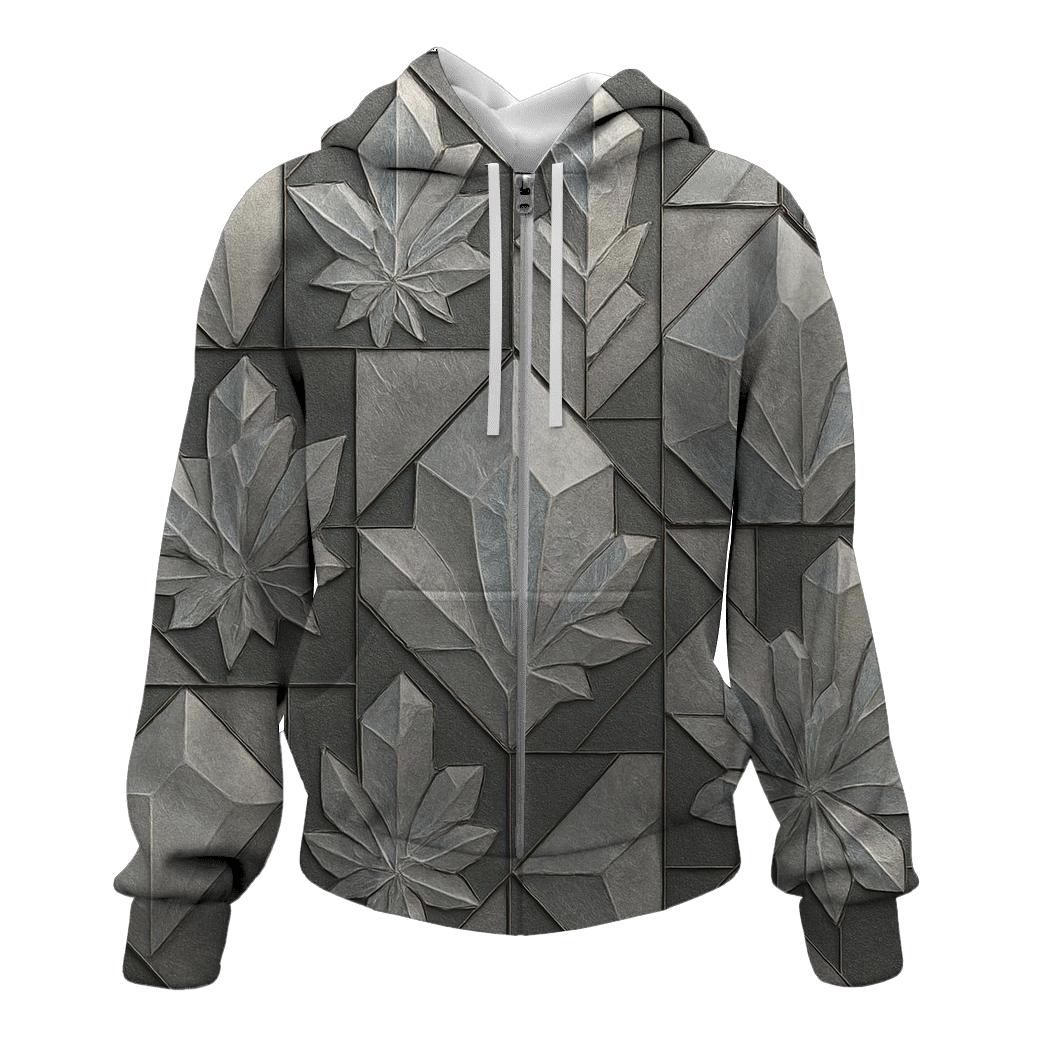 Frosted Crystal Mosaic heavyweight hoodies