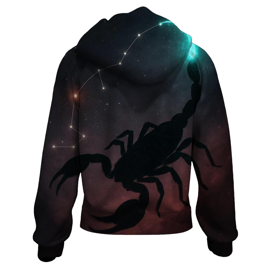 Scorpio Galactic Scorpion hoodie trends