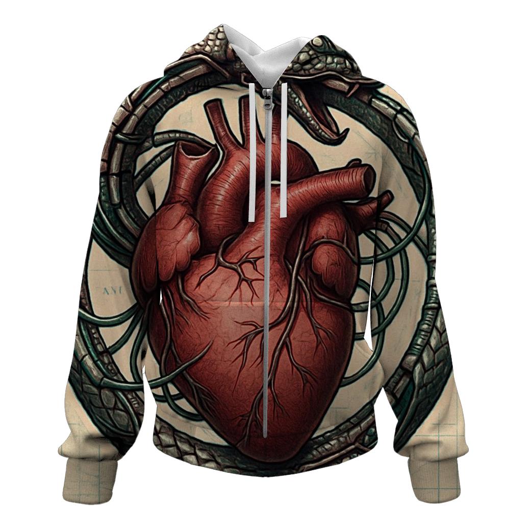 Circuit Heart Ouroboros lightweight hoodies