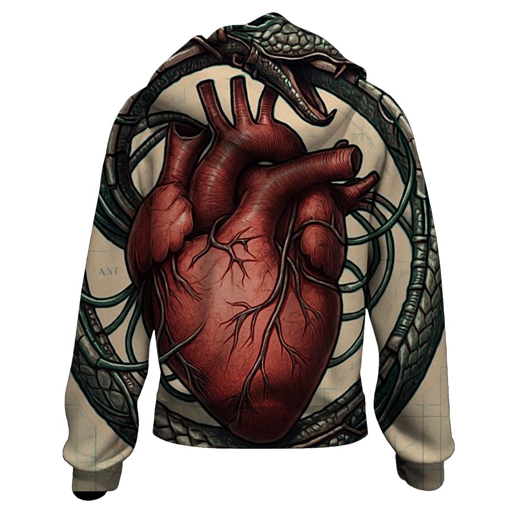 Circuit Heart Ouroboros lightweight hoodies
