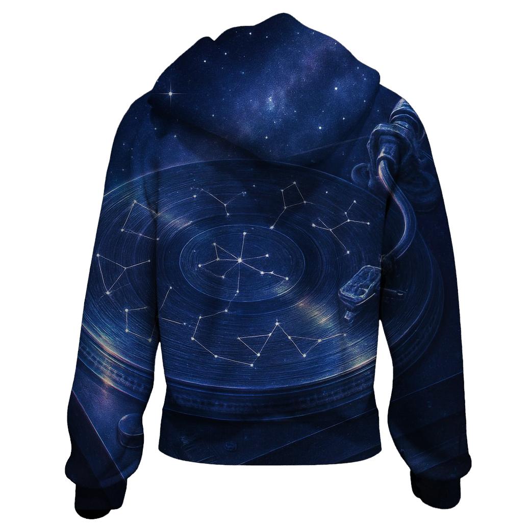 Turntable Constellation zip-up hoodies