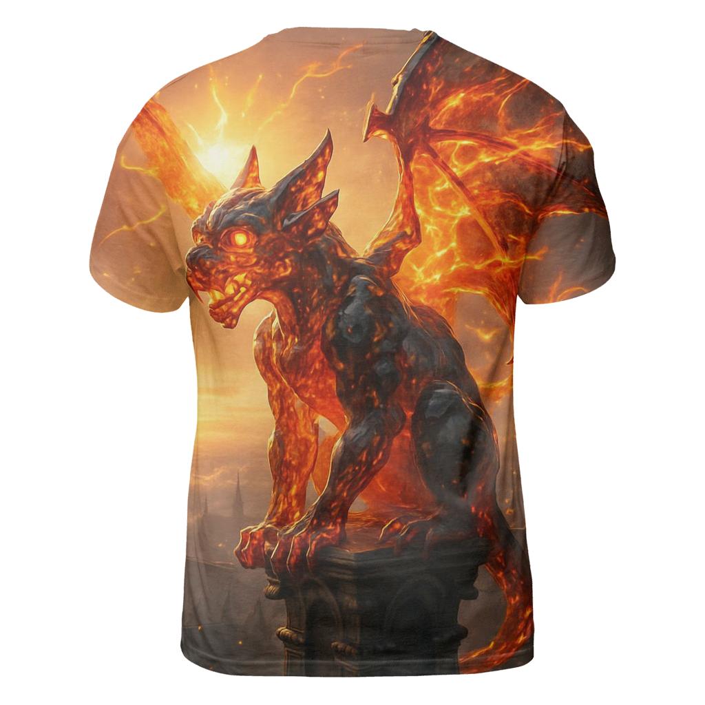 Sunforge Gargoyle vibrant all-over design tees