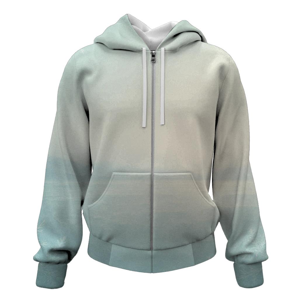 Horizon Frost embroidered hoodies