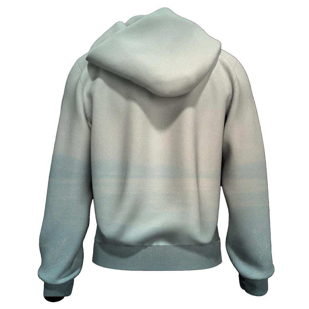 Horizon Frost embroidered hoodies