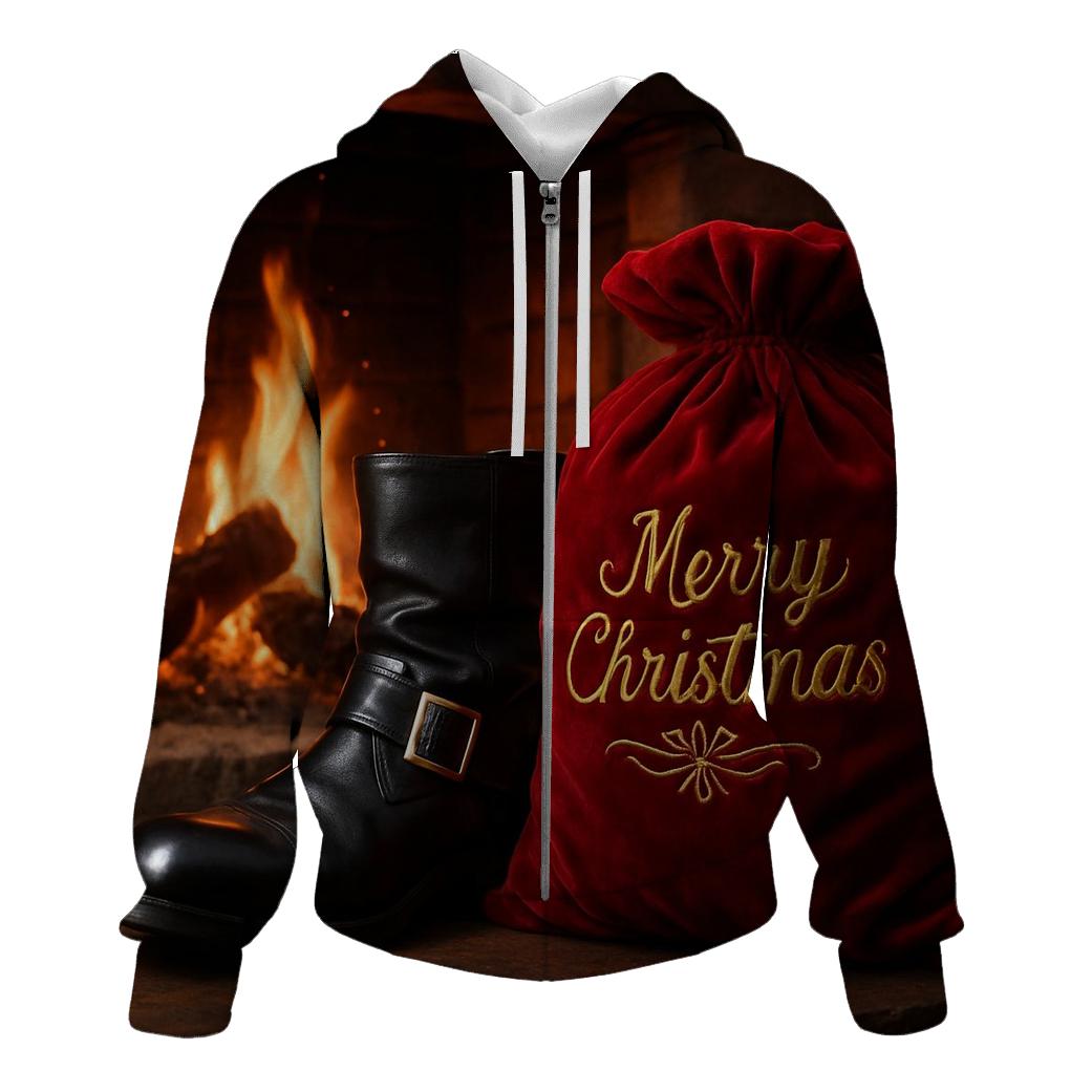 Santa Boots By Hearth embroidered hoodies