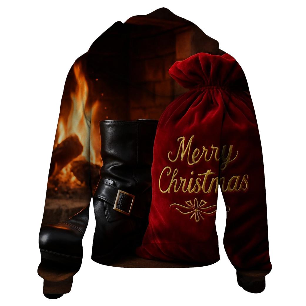 Santa Boots By Hearth embroidered hoodies