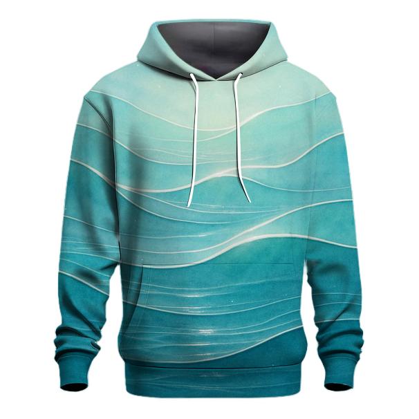 Serene Wave Of Light designer hoodies
