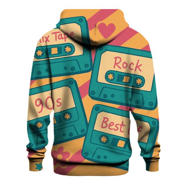 Cassette Collage heavyweight hoodies