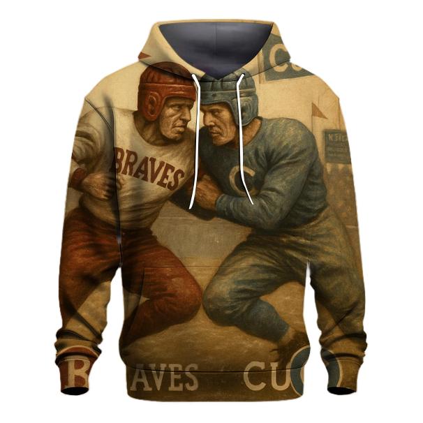 Retro Helmet Brawl designer hoodies