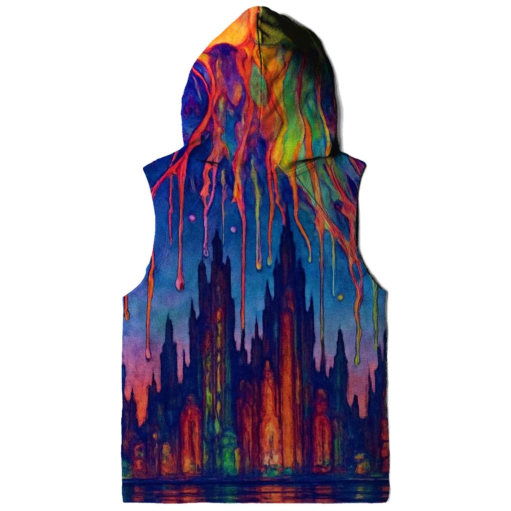 Neon Jelly Cathedral printed hoodies