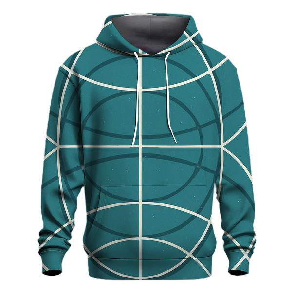Gravitational-Lens Arc Grid premium hoodies