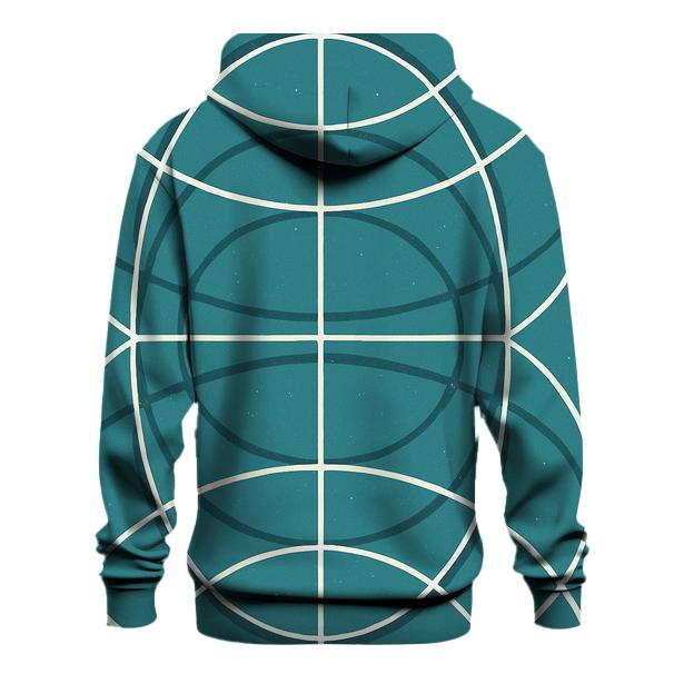 Gravitational-Lens Arc Grid premium hoodies