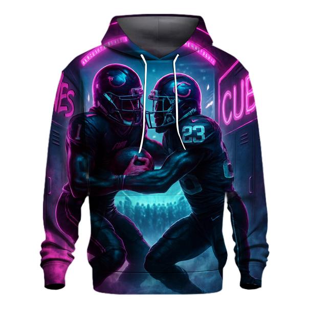 Neon Tunnel Takedown printed hoodies