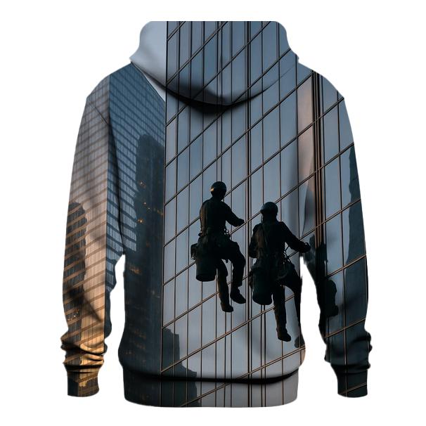 Dawn Financial District Window Cleaners embroidered hoodies