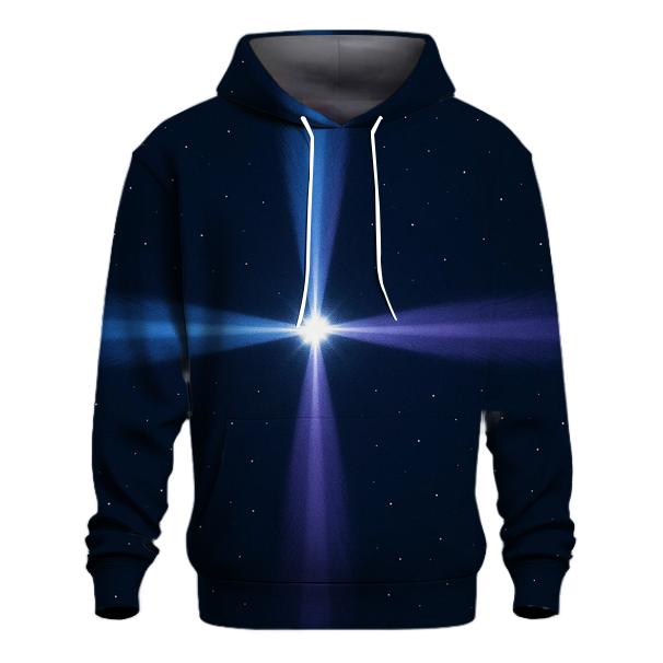 Pulsar Beam Cross embroidered hoodies