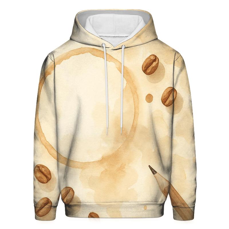 Cup Ring Watercolor zip-up hoodies