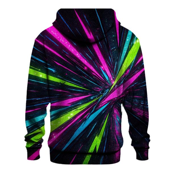 Electric Neon Prism Riot designer hoodies