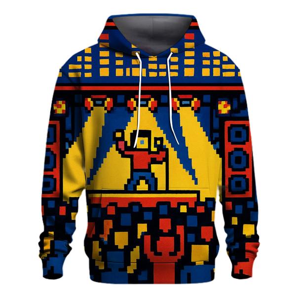 Pixel Concert Poster graphic hoodies