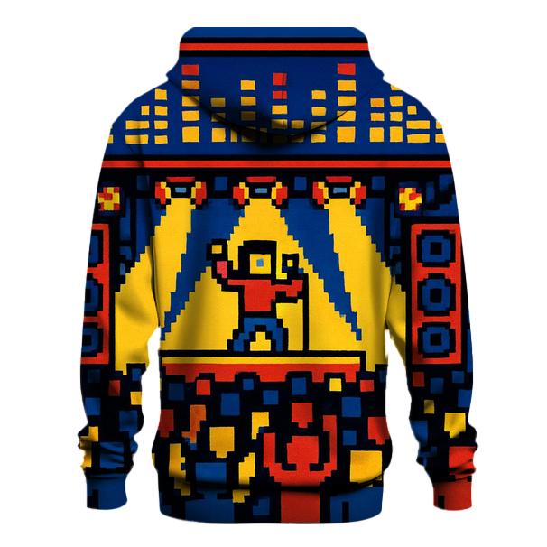 Pixel Concert Poster graphic hoodies
