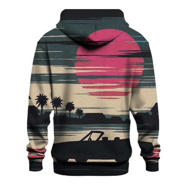 VHS Static Sunset hoodie designs