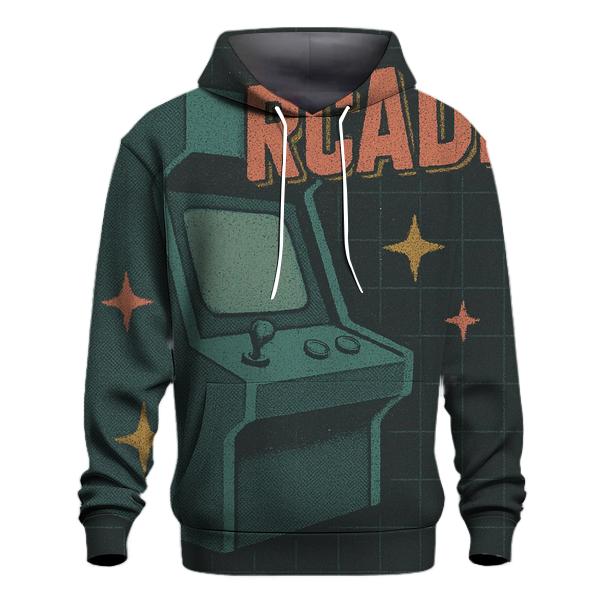 Classic Arcade Pixel Poster lightweight hoodies
