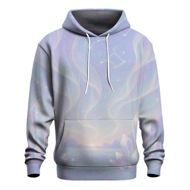 Opal Veil Constellation graphic hoodies