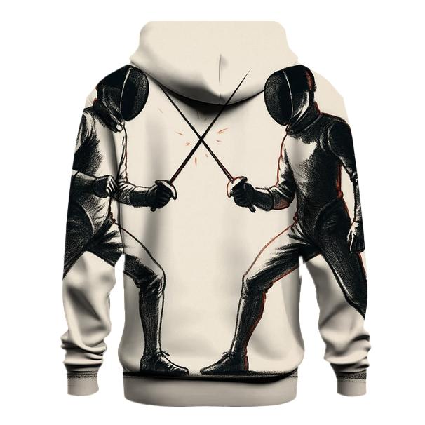 Fencing Lines And Light premium hoodies