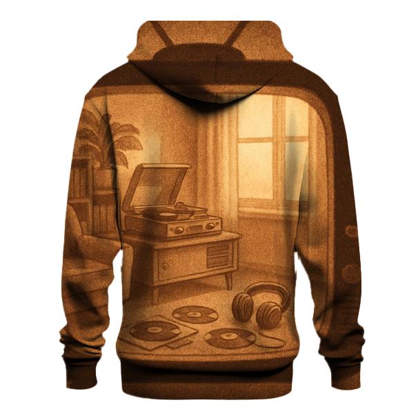 Retro TV Music Room custom hoodies