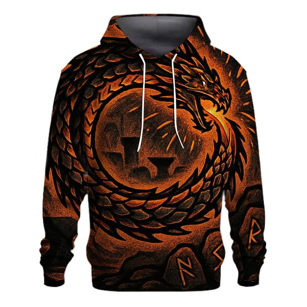 Emberforge Ouroboros pullover hoodies