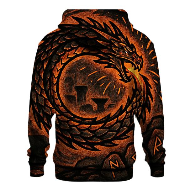 Emberforge Ouroboros pullover hoodies