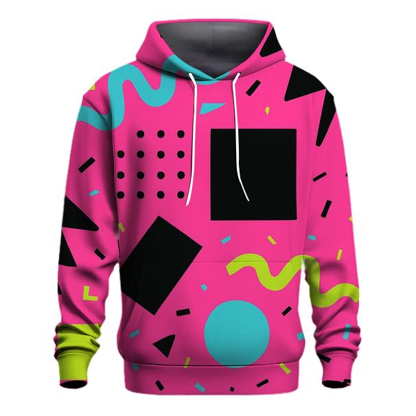 Retro Memphis Party hoodie styles