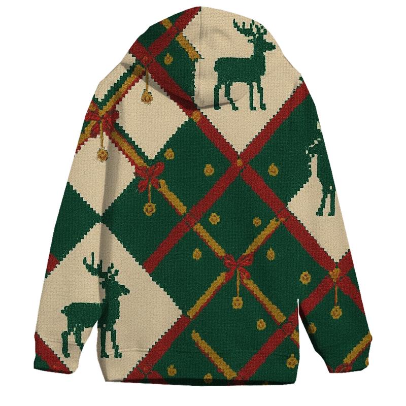 Sleigh Bell Crisscross Design hoodie styles