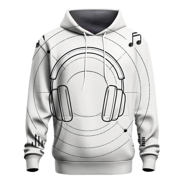 Headphone Orbit Diagram designer hoodies