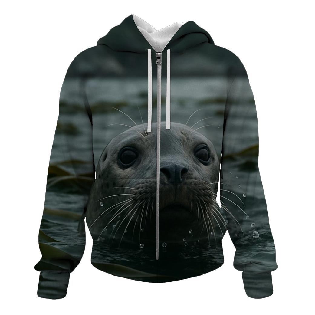 Kelp Cutwater Harbor Seal hoodie designs
