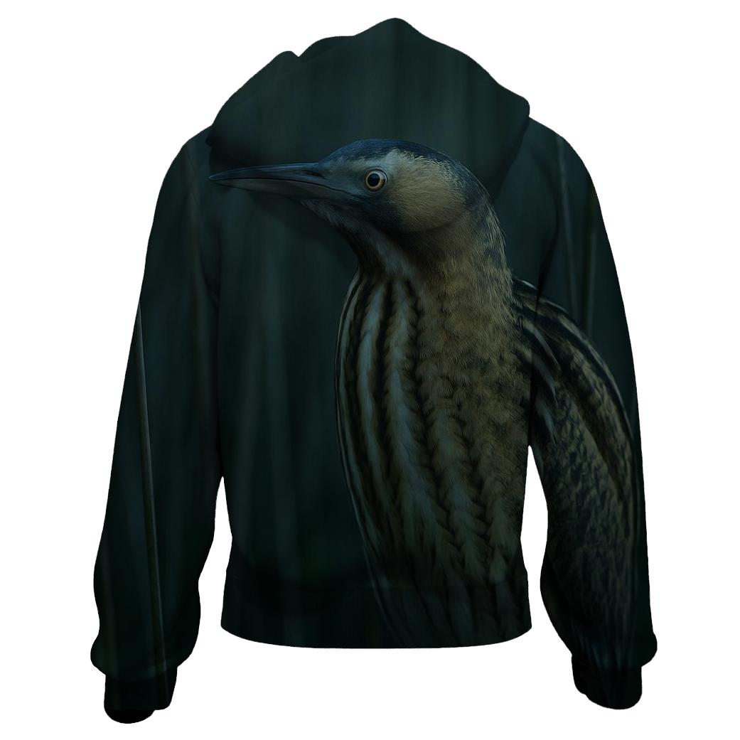 Marsh Nightwatch Bittern printed hoodies