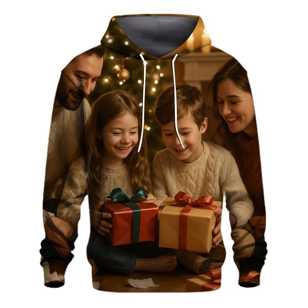 Family Unwrapping By Pine pullover hoodies