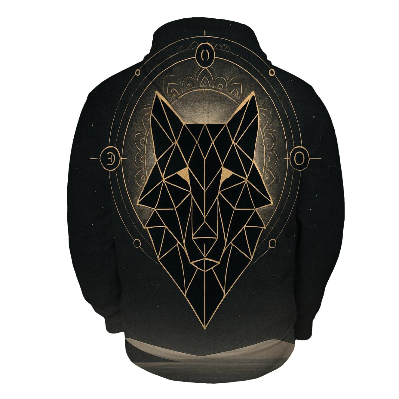 Sacred Geometry Lupus hoodies fashion